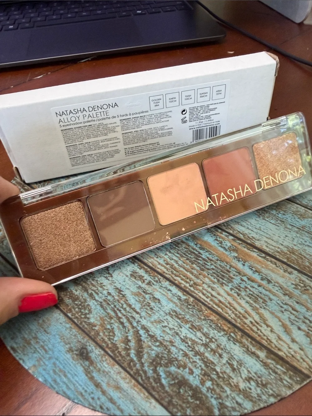 NEW Natasha Denona Alloy Mini Eyeshadow Palette — Copper, Brown & Gold